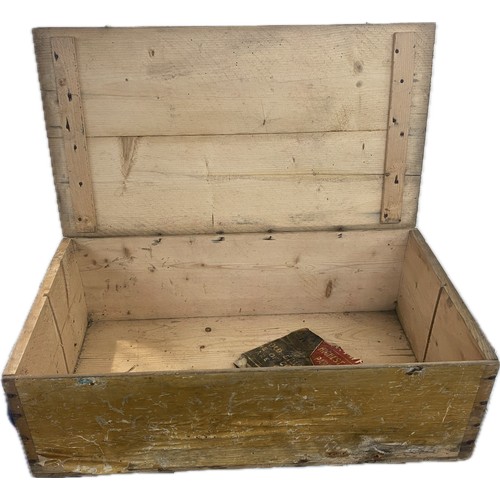 32 - Vintage Colman's Starch wooden advertising display box with original paper labels measures approxima... 