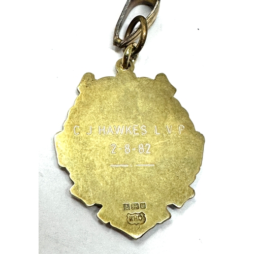 12 - Vintage The London Amateur Boxing Association Silver fob dated 1982 weight 21g
