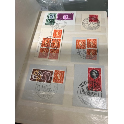 Vintage stamp album contains Victorian and later stamps