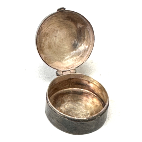 13 - Vintage silver pill box