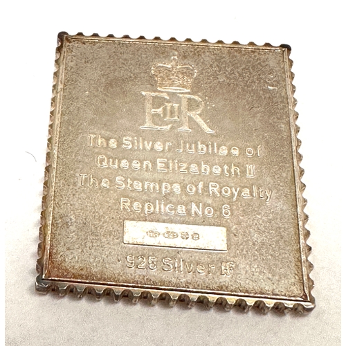 14 - Vintage silver postage stamp ingot weight 11g