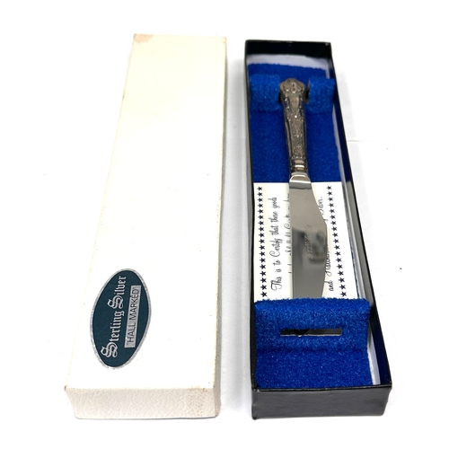 16 - Vintage Boxed silver handle fruit knife