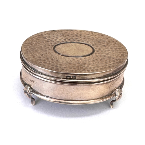 3 - Antique silver jewellery box Birmingham silver hallmarks