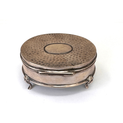 3 - Antique silver jewellery box Birmingham silver hallmarks