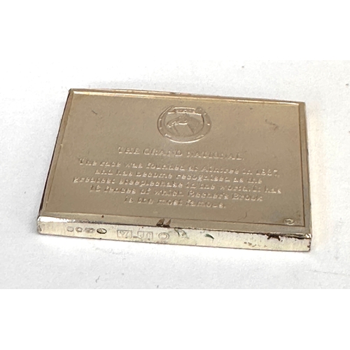8 - Vintage silver horse society ingot