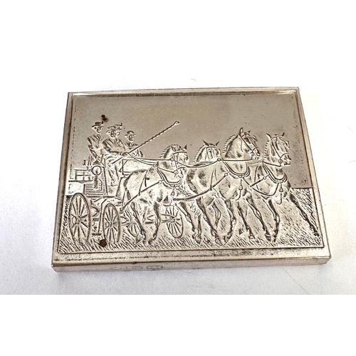 10 - Vintage silver horse society ingot