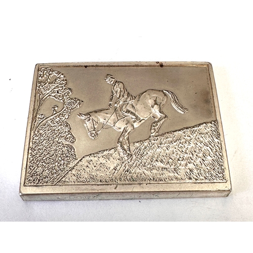 22 - Vintage silver horse society ingot