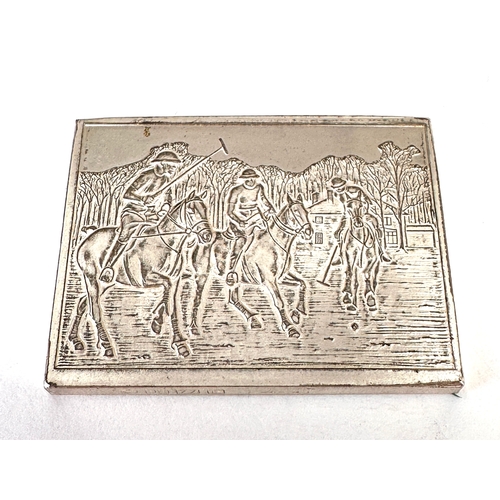 23 - Vintage silver horse society ingot