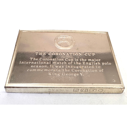 23 - Vintage silver horse society ingot