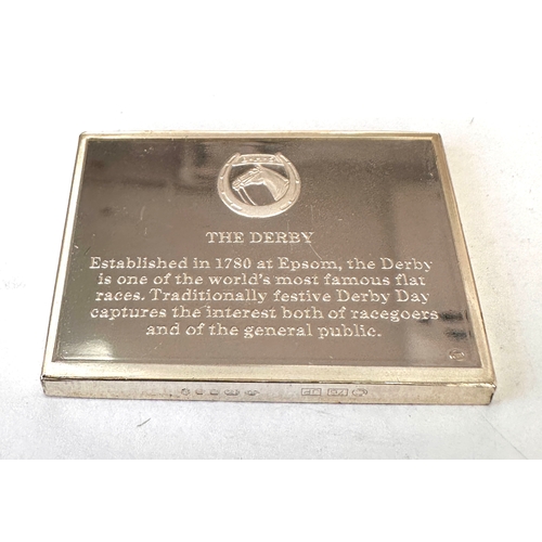 25 - Vintage silver horse society ingot