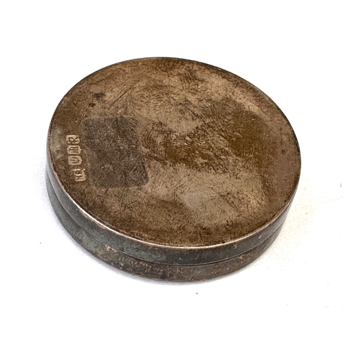 31 - Vintage scottish silver & enamel pill box