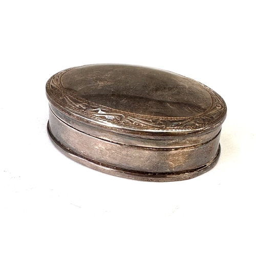 33 - Vintage silver pill box