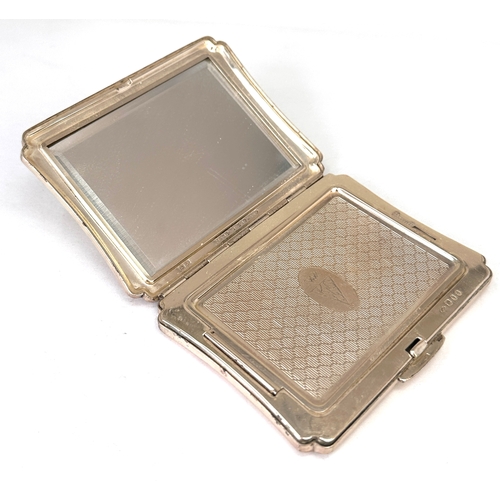 37 - Vintage silver hallmarked compact