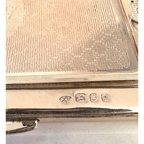 37 - Vintage silver hallmarked compact