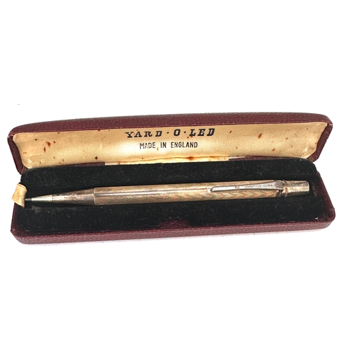 41 - Vintage boxed silver yard 0 led pencil