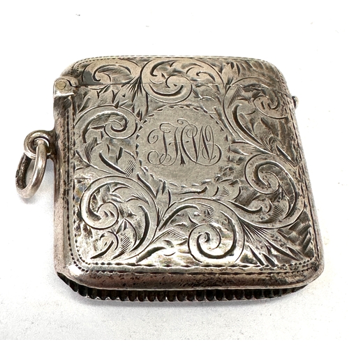 45 - Antique silver vesta case