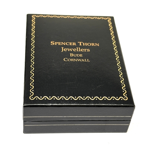 46 - Boxed silver napkin holder