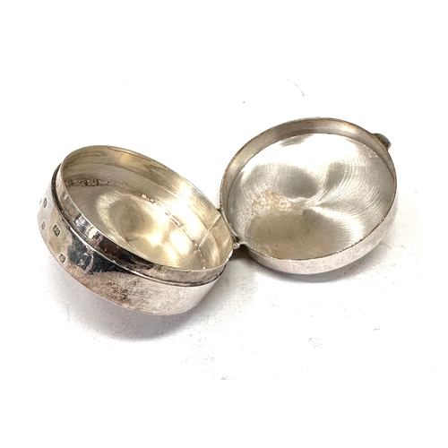 47 - Vintage silver pill box