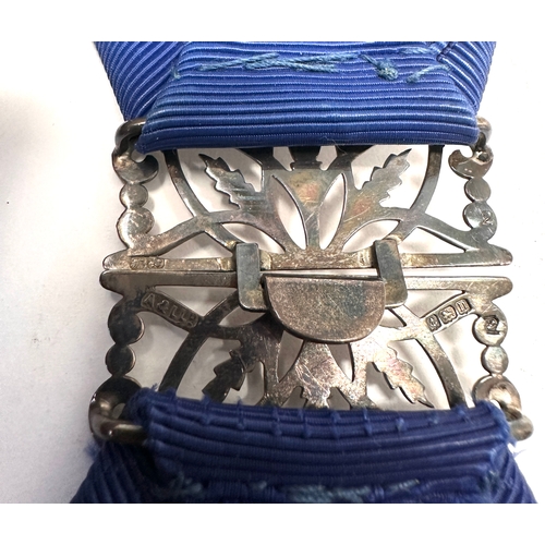 50 - Vintage silver nurses belt buckle & belt