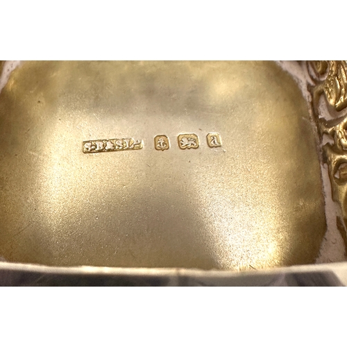 56 - Antique silver pill box