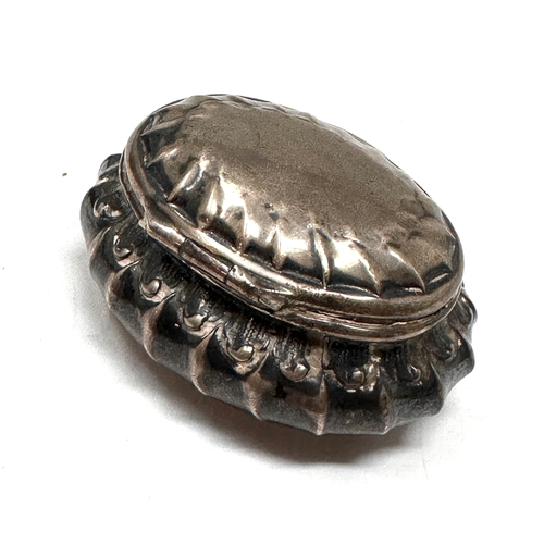 60 - Antique german silver pill box