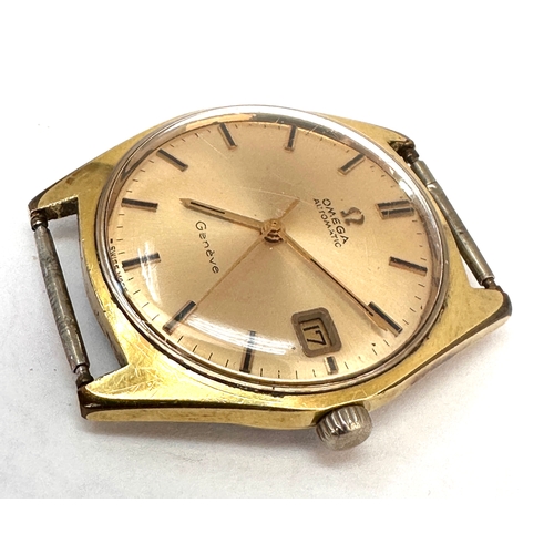 329 - Vintage Gents omega automatic geneve wristwatch the watch is ticking