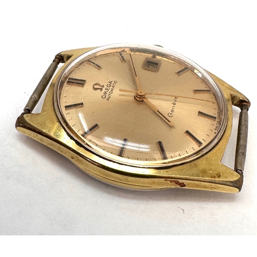 329 - Vintage Gents omega automatic geneve wristwatch the watch is ticking