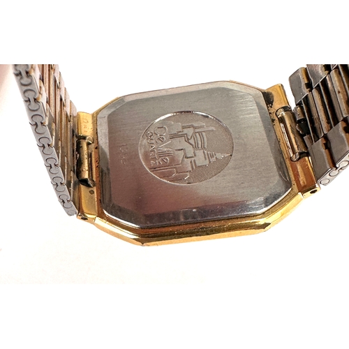 330 - Boxed Vintage Gents omega De Ville 1365 quartz wristwatch the watch is not ticking possibly needs ne... 