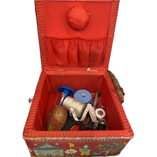 43 - Two sewing boxes with contents