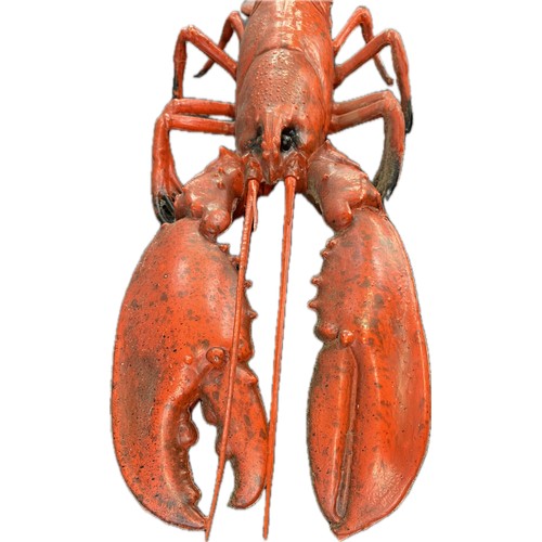 44 - Realistic plastic replica lobster measuring 20