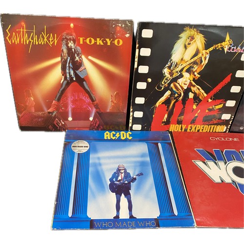 51 - 5 Australian heavy metal LP's to include AC/DC, Kings of the sun, Cyclone etc