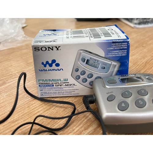 24 - Vintage original boxed Sony Walkman digital tuner SAF-M37L, untested