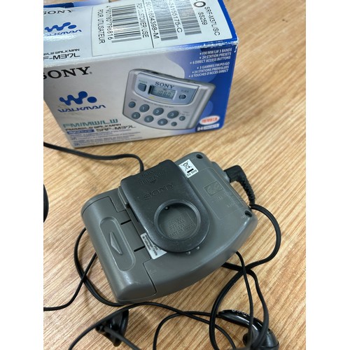24 - Vintage original boxed Sony Walkman digital tuner SAF-M37L, untested