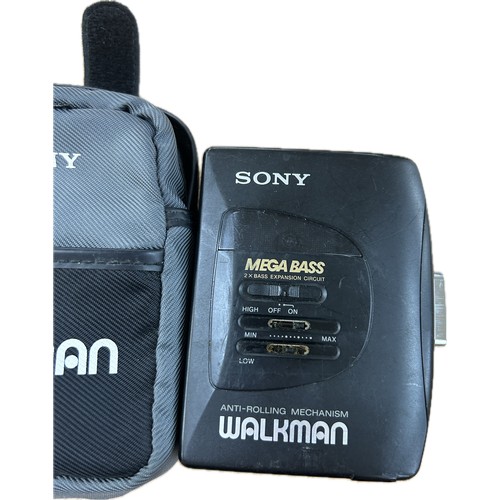 23 - Sony Cassette player WM-EX16 with original case, untested
