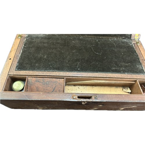 Vintage writing box measuring 18.5