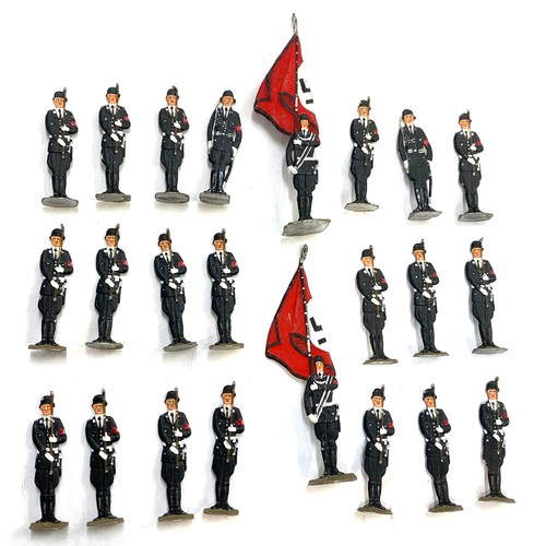 Collection of 23 authentic vintage hand painted lead toy German ...