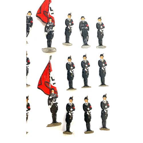 Collection of 23 authentic vintage hand painted lead toy German ...
