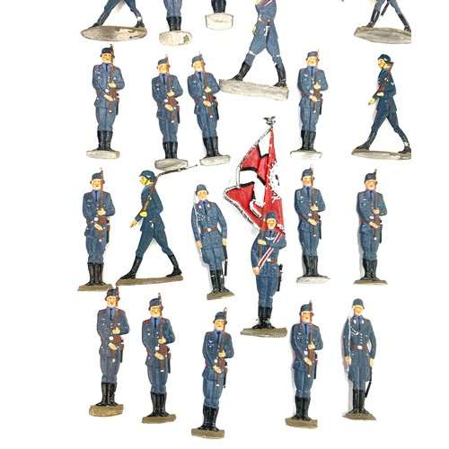 Collection of 35 authentic vintage hand painted lead toy German ...