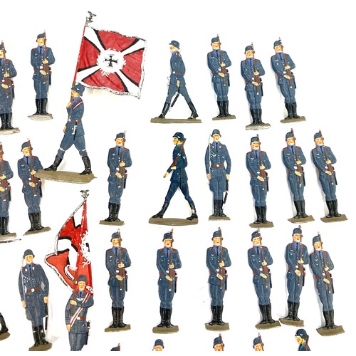Collection of 35 authentic vintage hand painted lead toy German ...