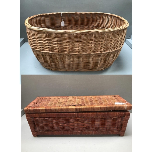 258 - 2 Wicker baskets