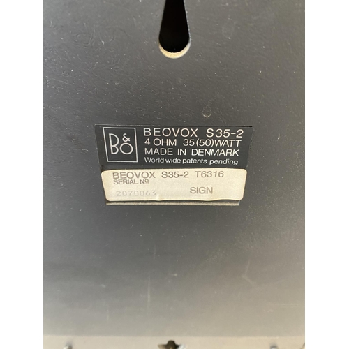 108 - Bang & Olufsen Speaker, labelled Beovox S35 (some general wear see images)