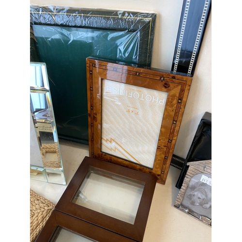 15 - Qty of decorative picture frames, CONDITION: Some as new and some worn.