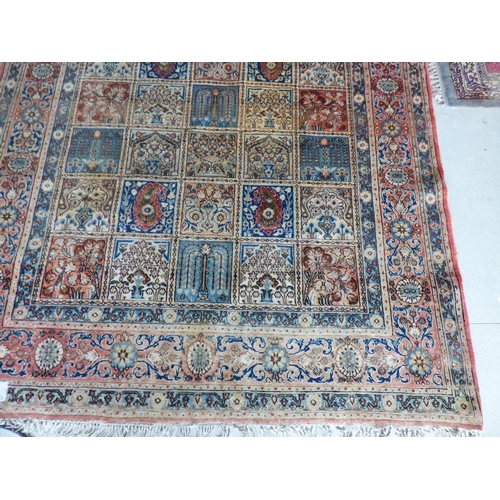 747 - Old handmade  Bokahara wool rug in muted reds & browns  - condition good 160 x 255 cm