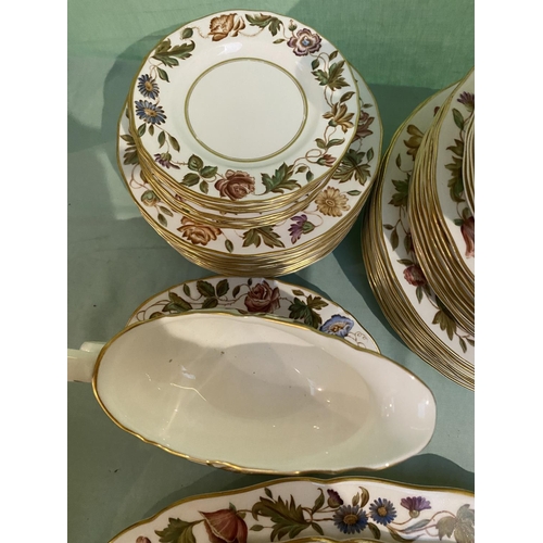 281 - Royal Worcester bone china Virginia pattern dinner service comprising: 9 place setting; 52 pieces to... 