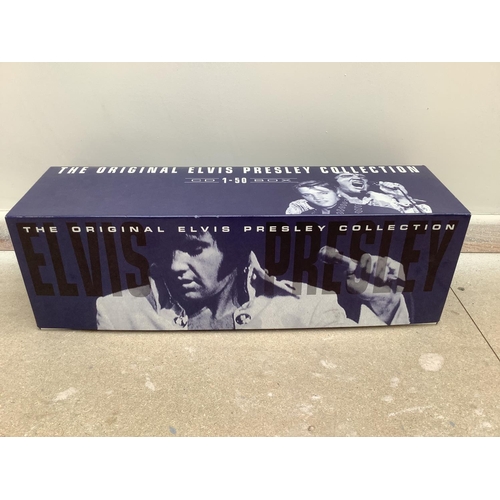 122 - ELVIS PRESLEY MEMORABILIA:  150 CD collection. The Original Elivs Presley Collection, and a quantity... 