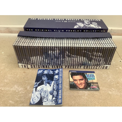 122 - ELVIS PRESLEY MEMORABILIA:  150 CD collection. The Original Elivs Presley Collection, and a quantity... 