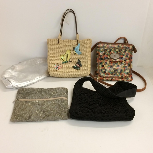 415 - 5 handbags, including Fossil, LK Bennett etc