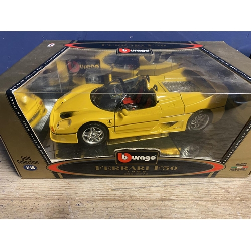 419 - 5 model cars boxed, to include Maisto, Special Edition Lamborghini Diablo (1990) ; Burago, Porsche 9... 