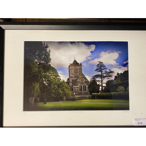 429 - The famous Roux Family Chefs memorabilia: Framed and glazed photograph of Albert Roux with his dogs ... 