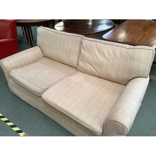 432 - Beige Sofa 198 cm wide x 99 cm depth Condition: some stains/marks